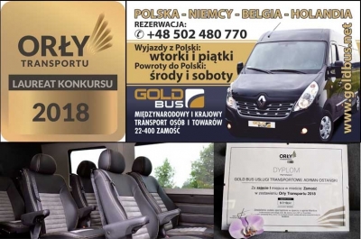 Gold Bus Usługi Transportowe. Busy do Belgii, Holandii i Niemiec.