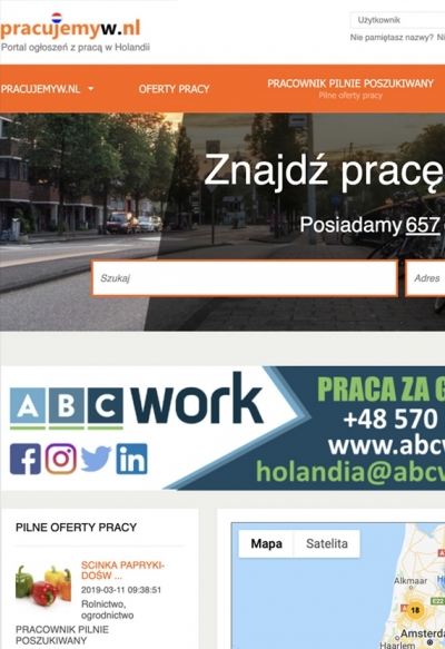 Znajdź pracę dla siebie! Już dziś ! Zapraszamy każdego dnia tygodnia !