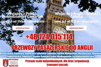 Komfortowe busy Polska Anglia ! Zapraszamy już dziś !